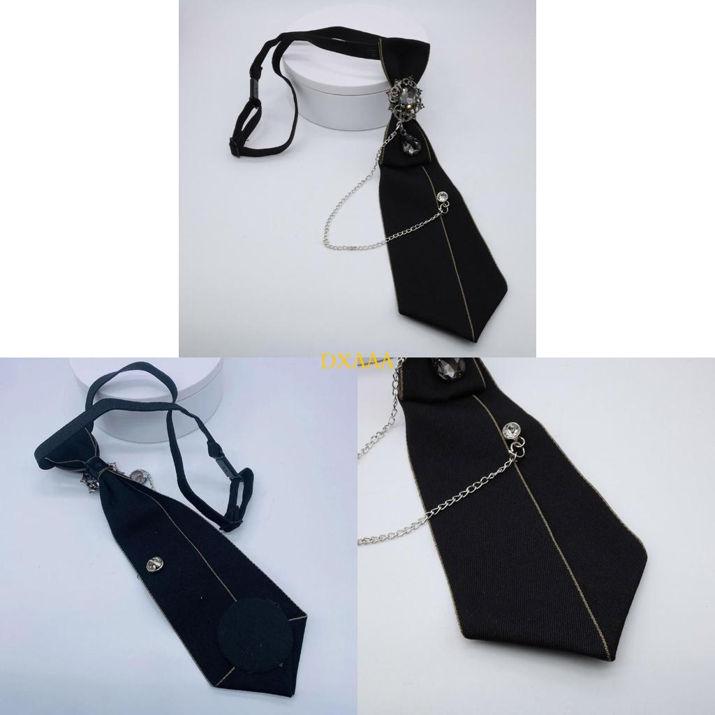 DXAA Women Gothic Tie Uniform  - Bow Tie Pre Tied บทวิจารณ์และราคา