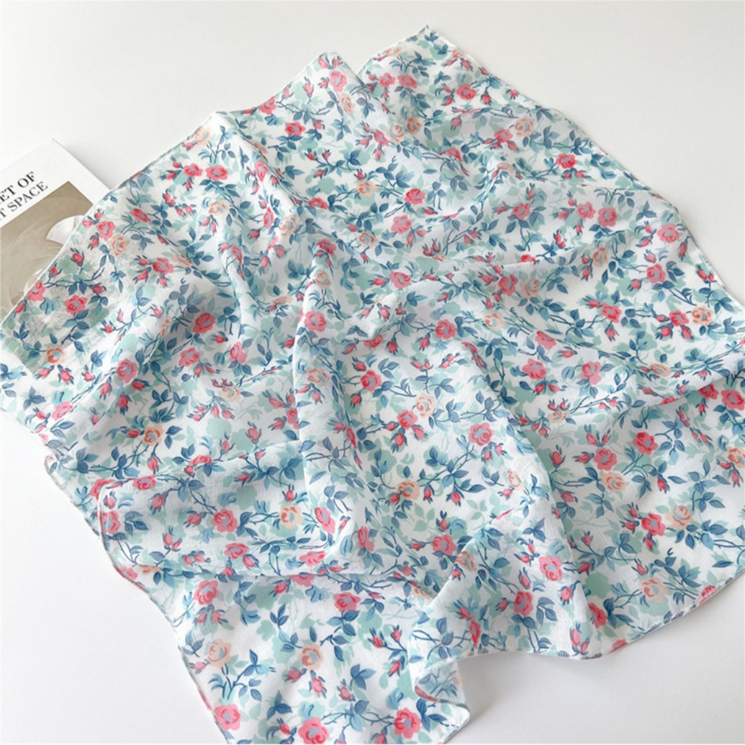 Spring Autumn Scarf Chic Fashi - Bandana Cotton บทวิจารณ์และราคา