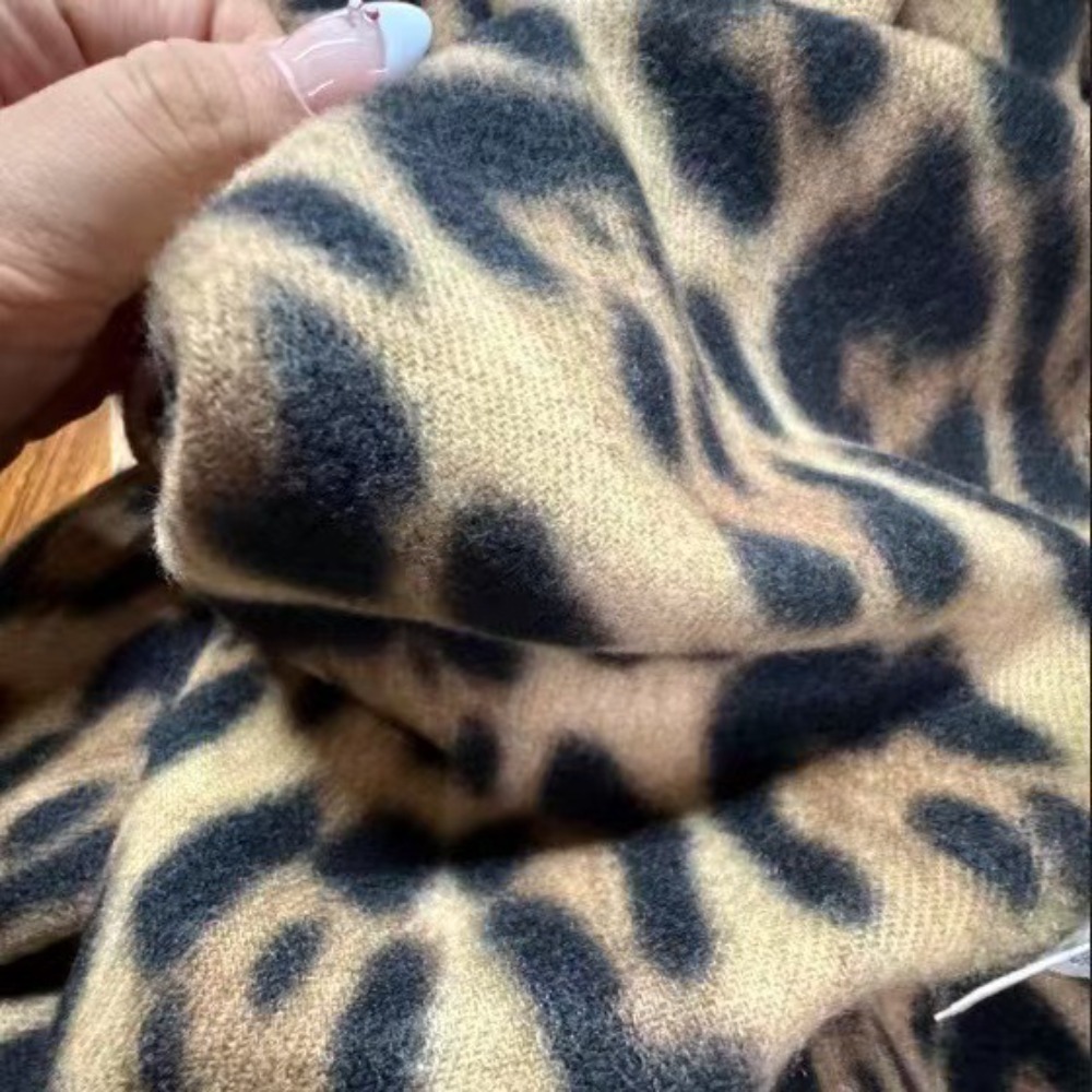 190*70CM Design Leopard Scarf  - Woven Scarf Blanket บทวิจารณ์และราคา