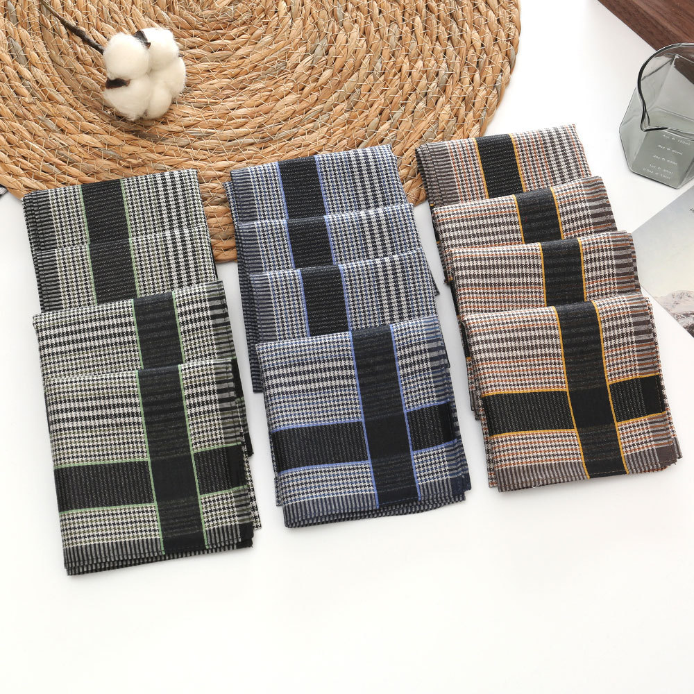3/6/12 Pcs Men's Pure Cotton H - Handkerchief Cotton Men บทวิจารณ์และราคา