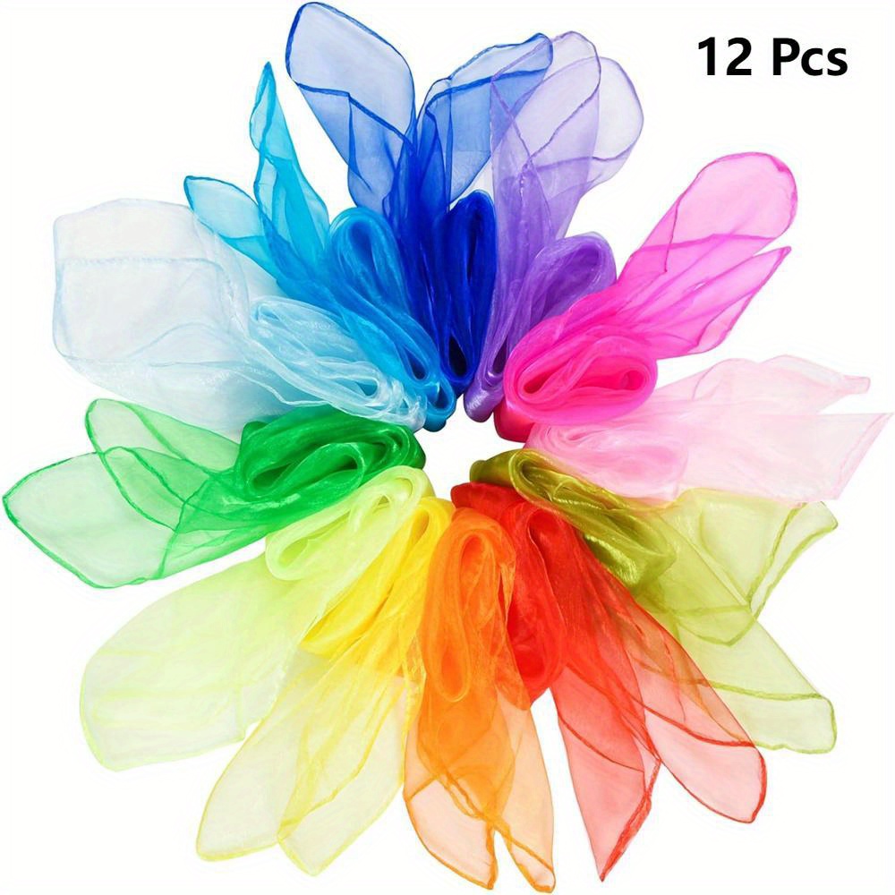 10pcs/12pcs New Style Square J - Scarf Silk Square บทวิจารณ์และราคา