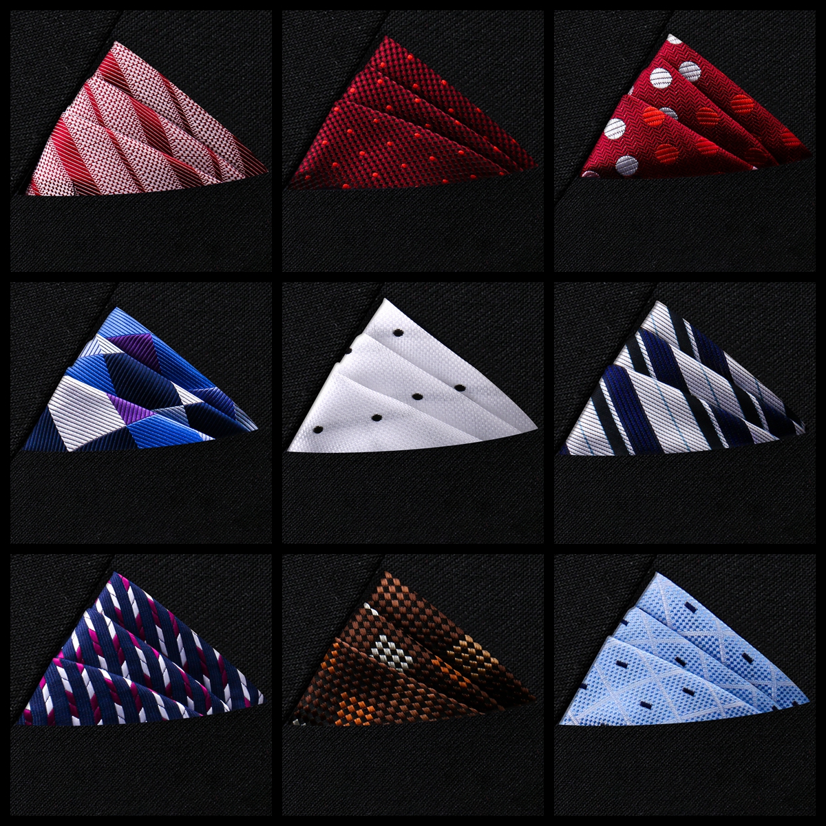Pocket Square High Grade New S - Pocket Square Set บทวิจารณ์และราคา