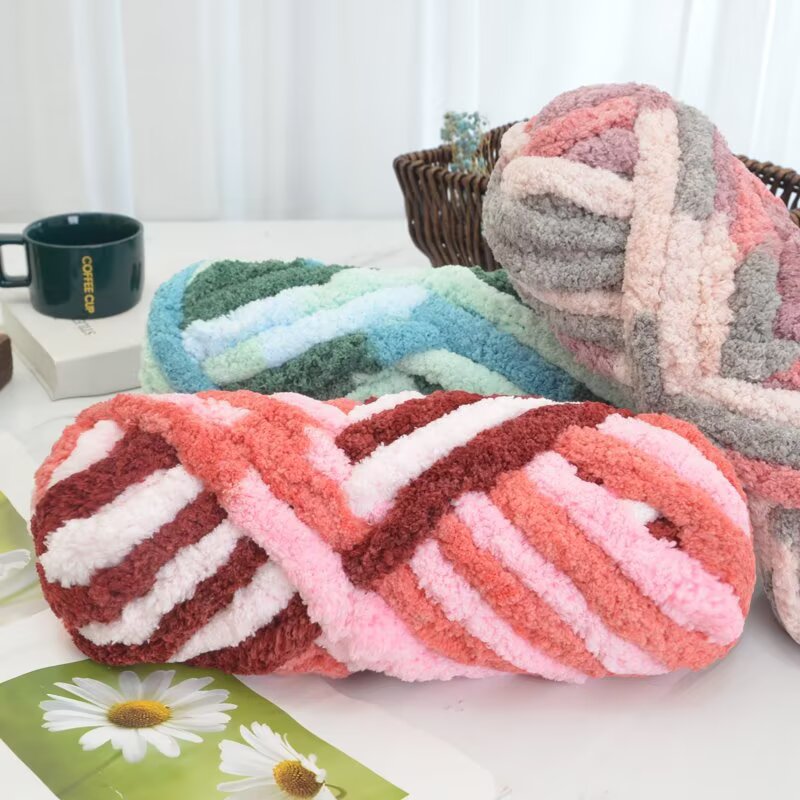 Cat Tail Yarn, Extra Thick Ice - Woven Scarf Blanket บทวิจารณ์และราคา