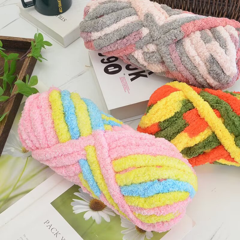 Cat Tail Yarn, Extra Thick Ice - Woven Scarf Blanket บทวิจารณ์และราคา