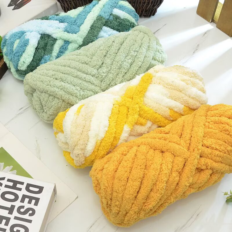 Cat Tail Yarn, Extra Thick Ice - Woven Scarf Blanket บทวิจารณ์และราคา