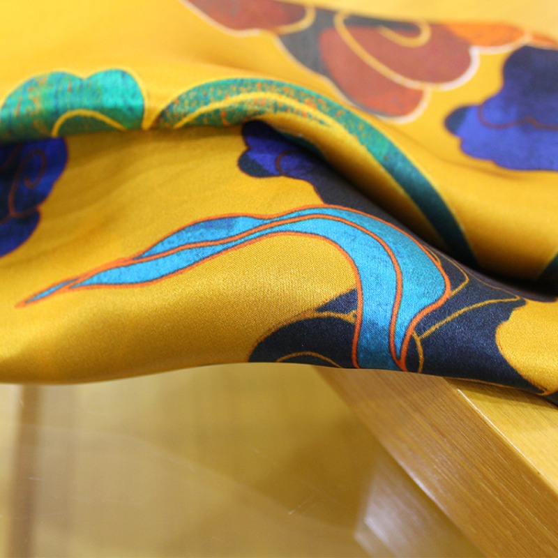 New Luxury 110x110cm Real Silk - Pashmina Wrap Large บทวิจารณ์และราคา