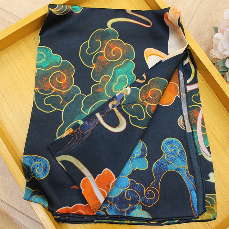 New Luxury 110x110cm Real Silk - Pashmina Wrap Large บทวิจารณ์และราคา