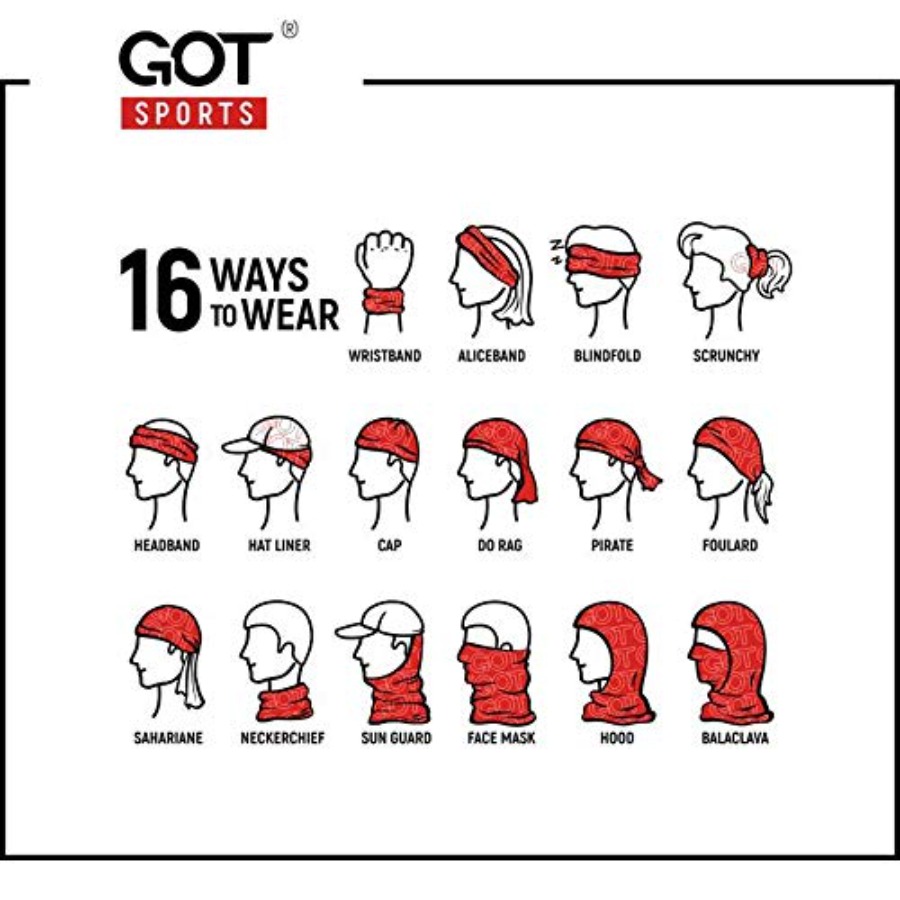 Tube Bandana - Neck Gaiter for - Face Scarf Mask บทวิจารณ์และราคา