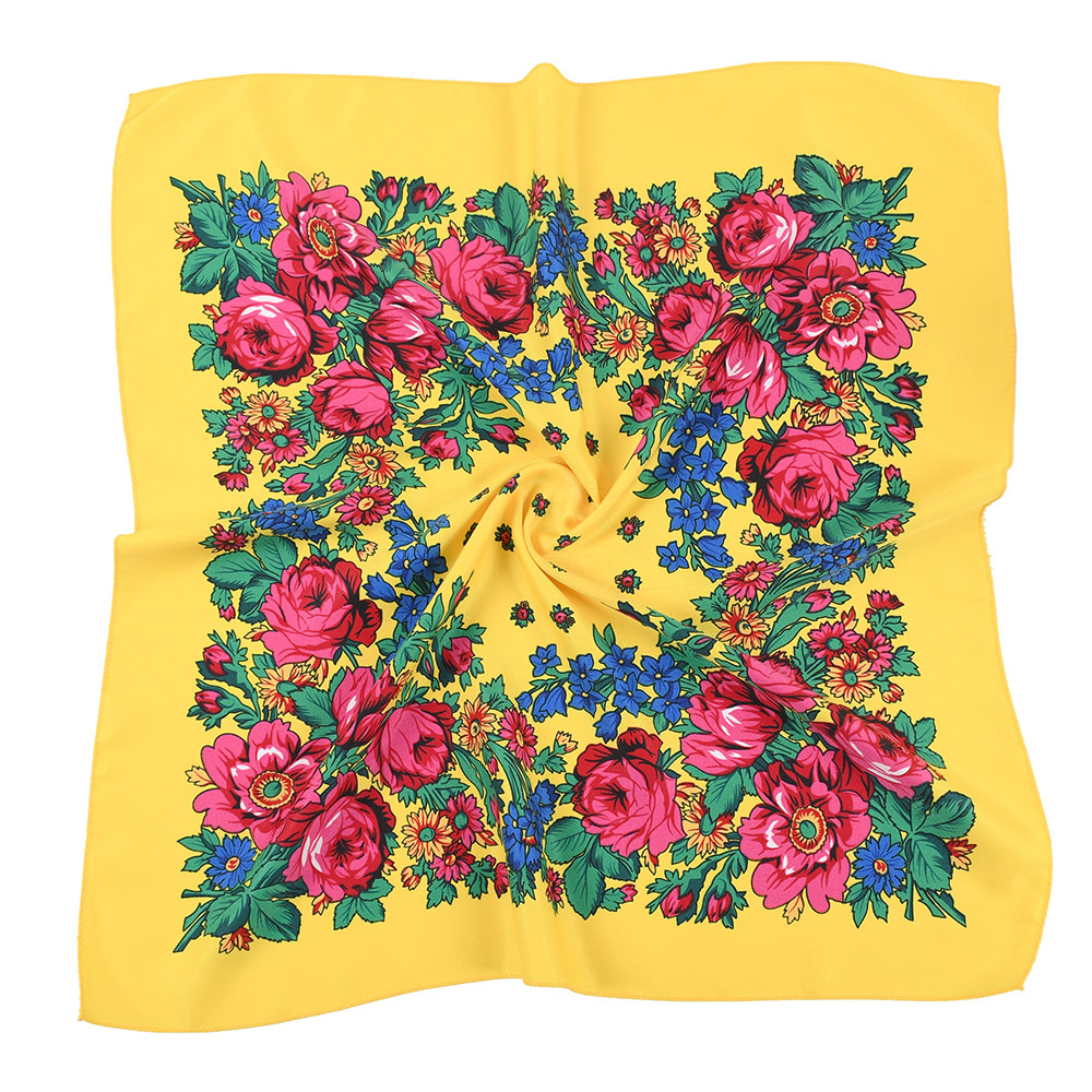 70*70cm Russian Style Square S - Bandana Cotton บทวิจารณ์และราคา