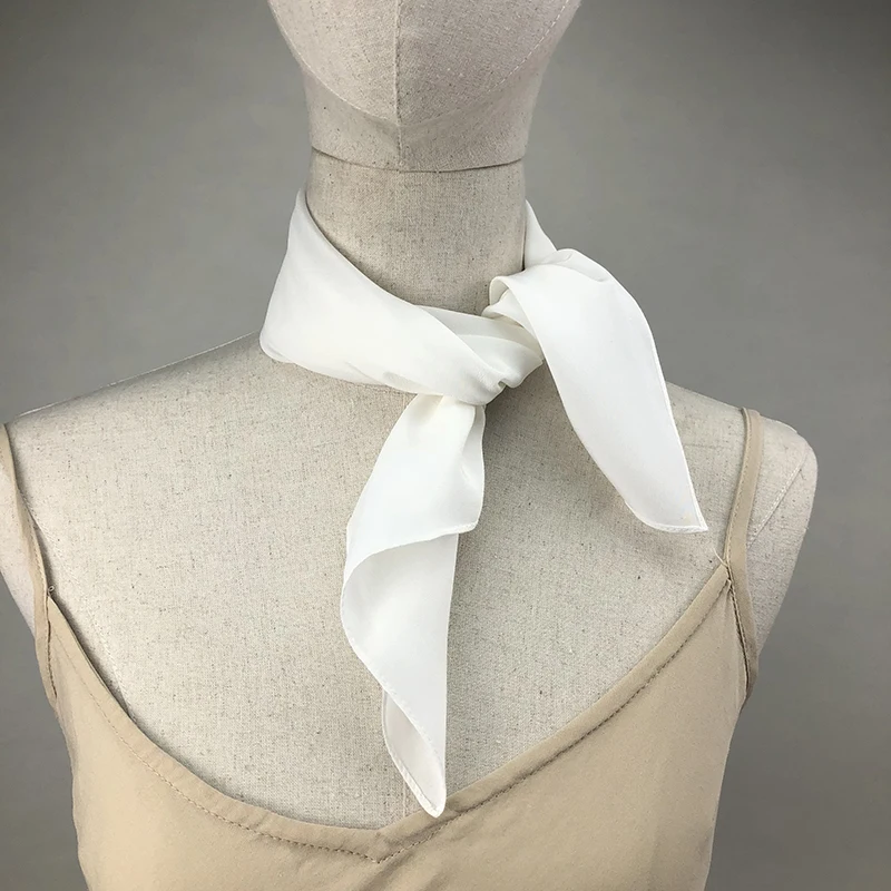 New Women Silk Scarf Square Ne - Scarf Silk Square บทวิจารณ์และราคา