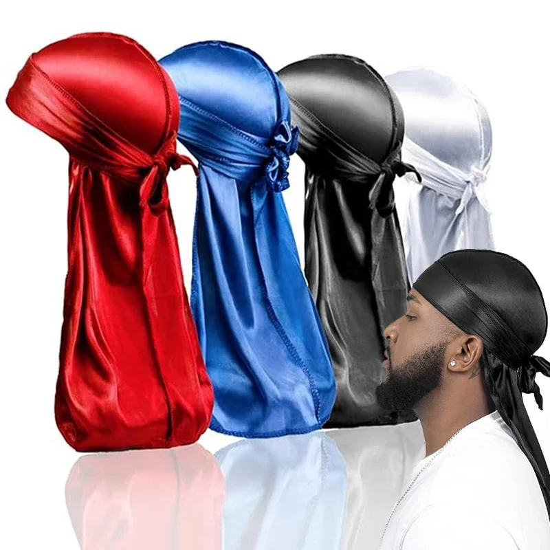 New silk Durag Bandana Turban  - Bandana Doo Rag บทวิจารณ์และราคา