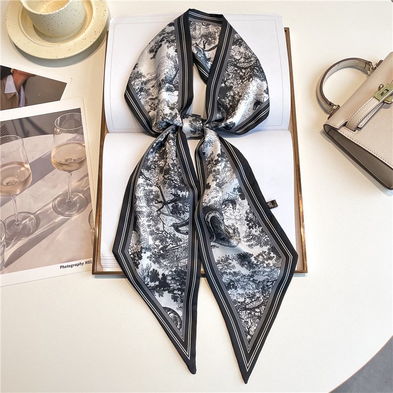 Luxury Long Neckerchief Skinny - Face Scarf Mask บทวิจารณ์และราคา