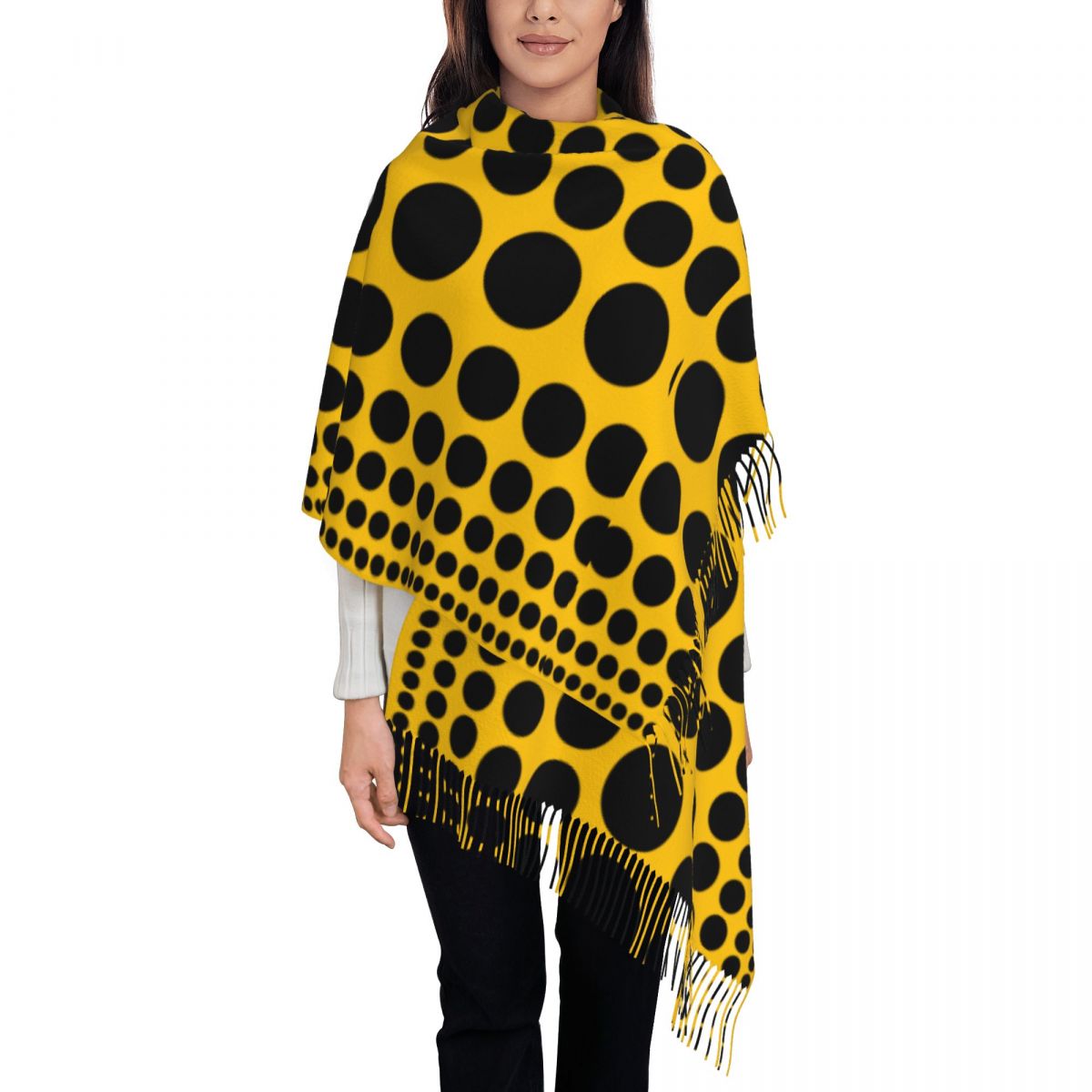 Infinity Polka Dots Scarf for  - Infinity Scarf Knit บทวิจารณ์และราคา