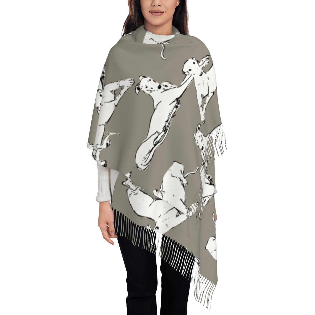 Relaxing Greyhound Whippet Sca - Pashmina Wrap Large บทวิจารณ์และราคา