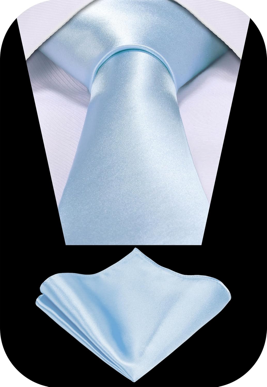 5-Piece Tie Set in White or Bl - Pocket Square Set บทวิจารณ์และราคา