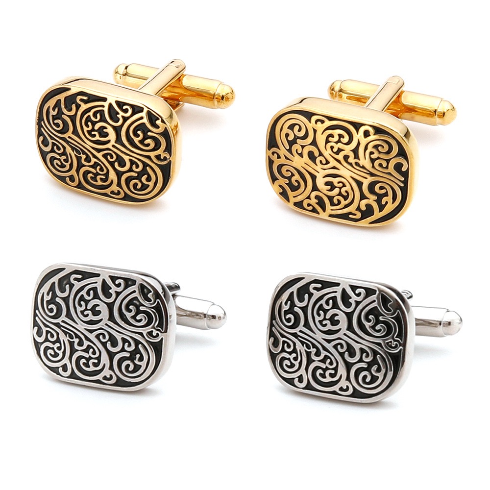 High Quality Gold Cufflinks Vi - Tie Clip Silver บทวิจารณ์และราคา