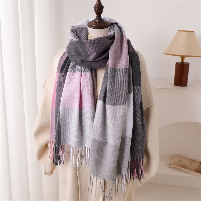 200*64cm New Fashion Cashmere  - Woven Scarf Blanket บทวิจารณ์และราคา