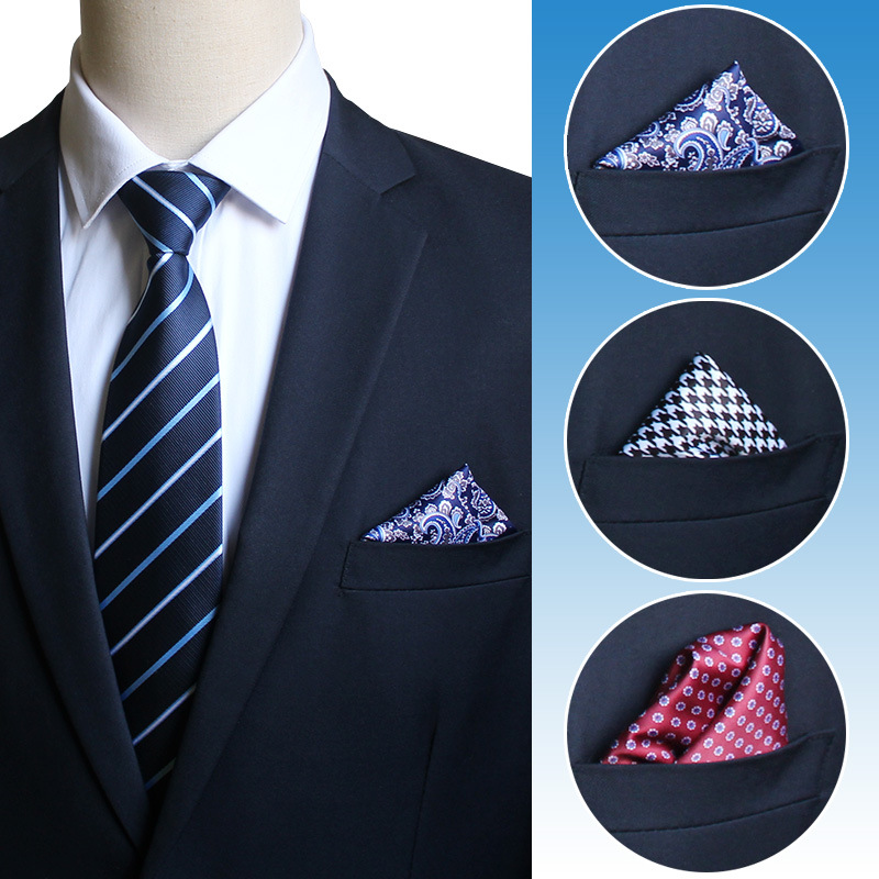 Men's Handkerchief for Paisley - Pocket Square Set บทวิจารณ์และราคา