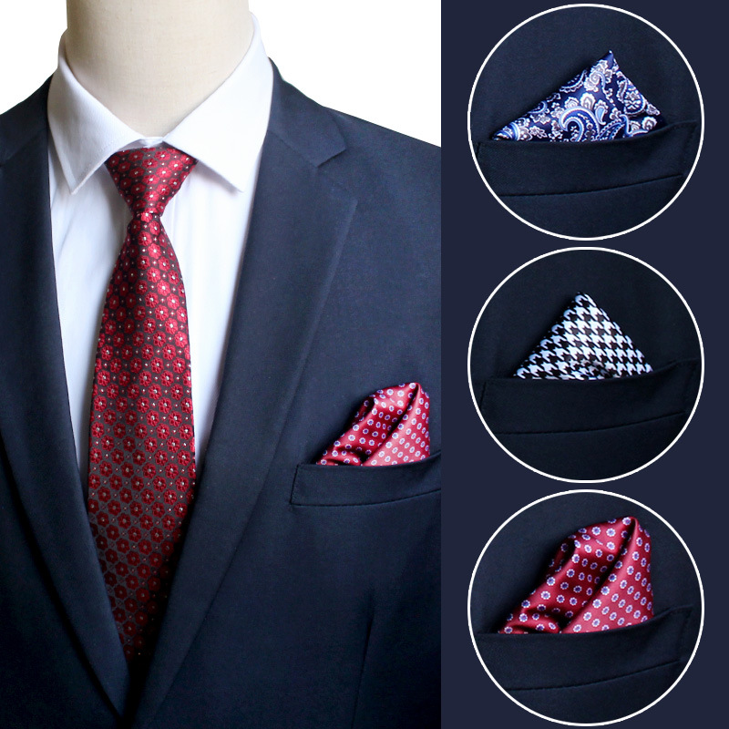 Men's Handkerchief for Paisley - Pocket Square Set บทวิจารณ์และราคา