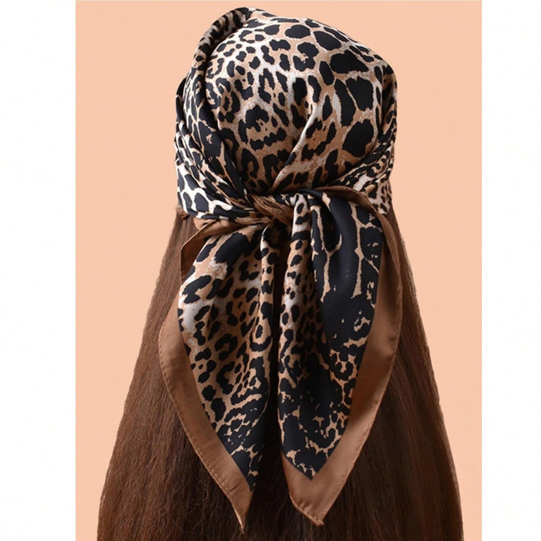 1pc Luxury Brand Leopard Print - Bandana Cotton บทวิจารณ์และราคา