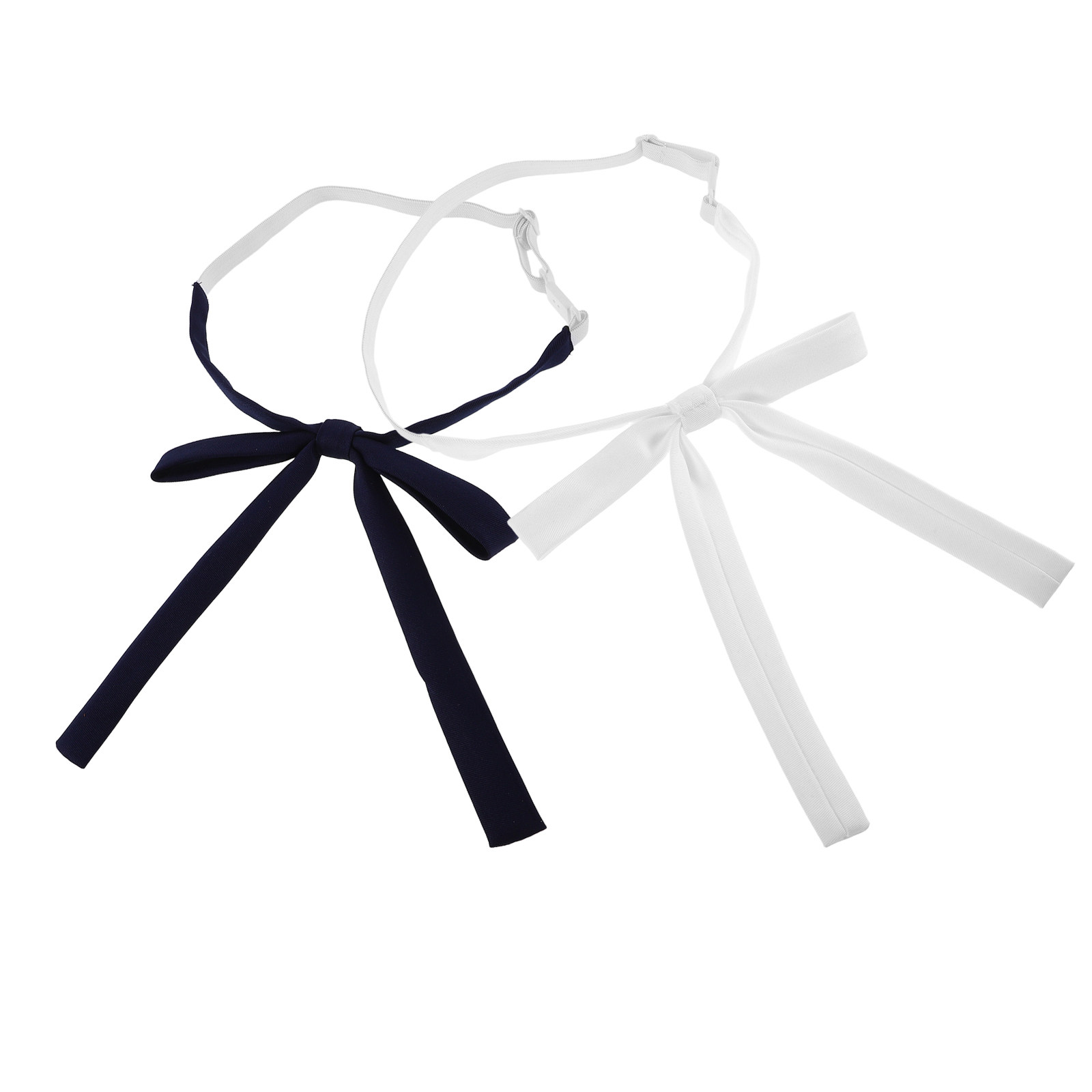 2Pcs Japanese Style Narrow Bow - Bow Tie Pre Tied บทวิจารณ์และราคา