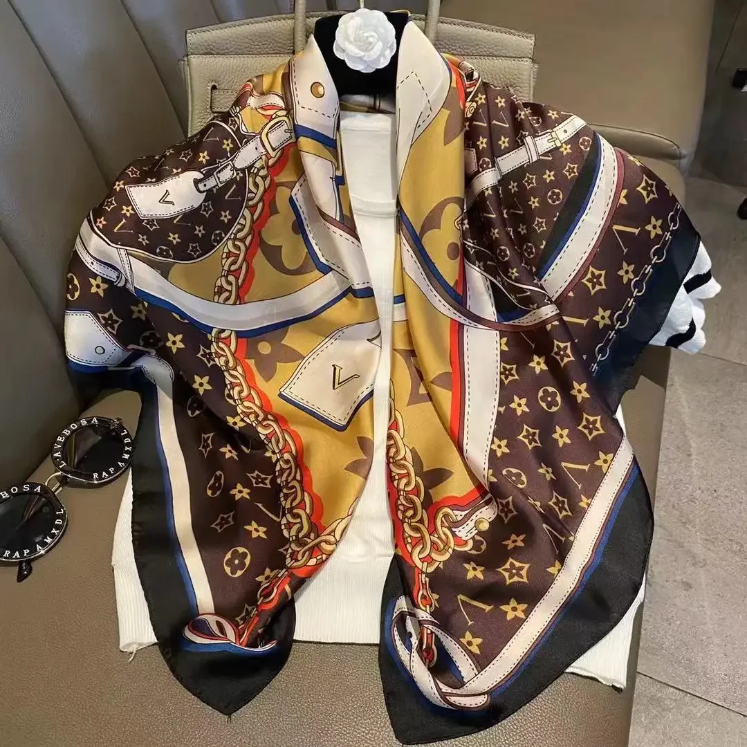 Light luxury 90 Silk scarf imi - Silk Tie Striped บทวิจารณ์และราคา