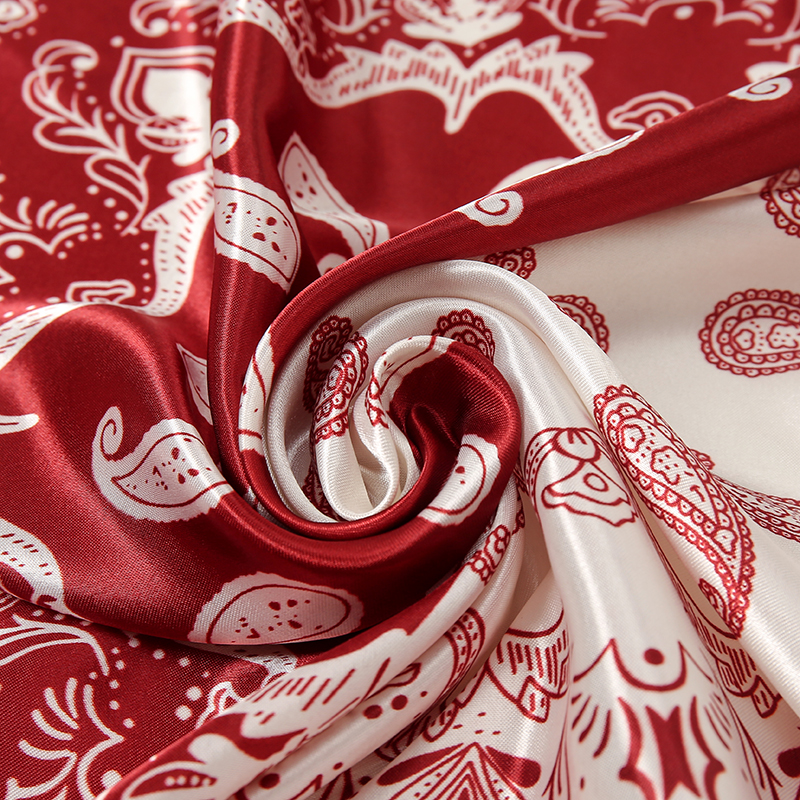 Satin Square Scarf Women Musli - Scarf Silk Square บทวิจารณ์และราคา