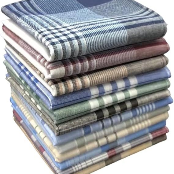 Men's Handkerchiefs 100% Cotto - Handkerchief Cotton Men บทวิจารณ์และราคา