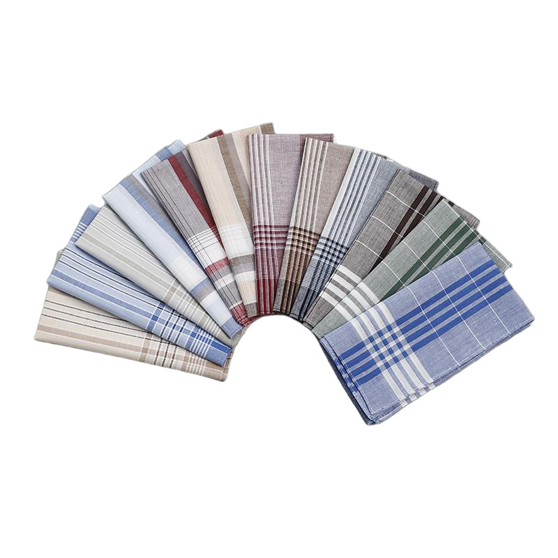 Men's Handkerchiefs 100% Cotto - Handkerchief Cotton Men บทวิจารณ์และราคา