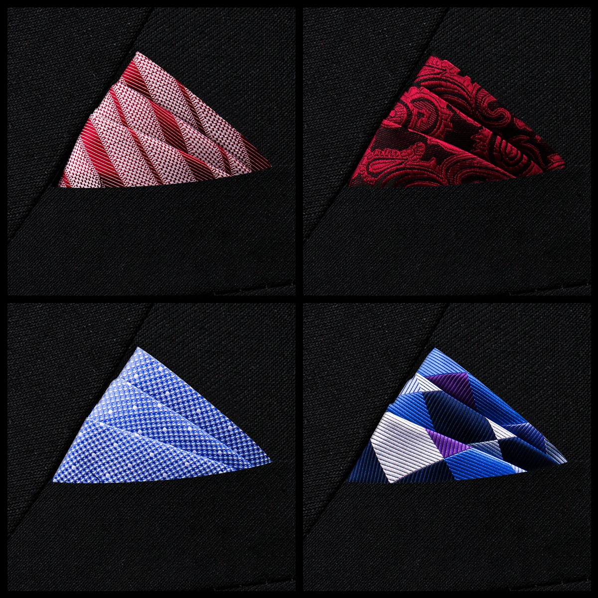 Pocket Square Silk High Grade  - Pocket Square Set บทวิจารณ์และราคา