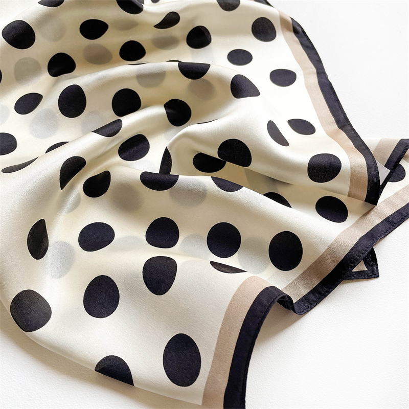 2024 New Pure Silk Scarf Small - Face Scarf Mask บทวิจารณ์และราคา