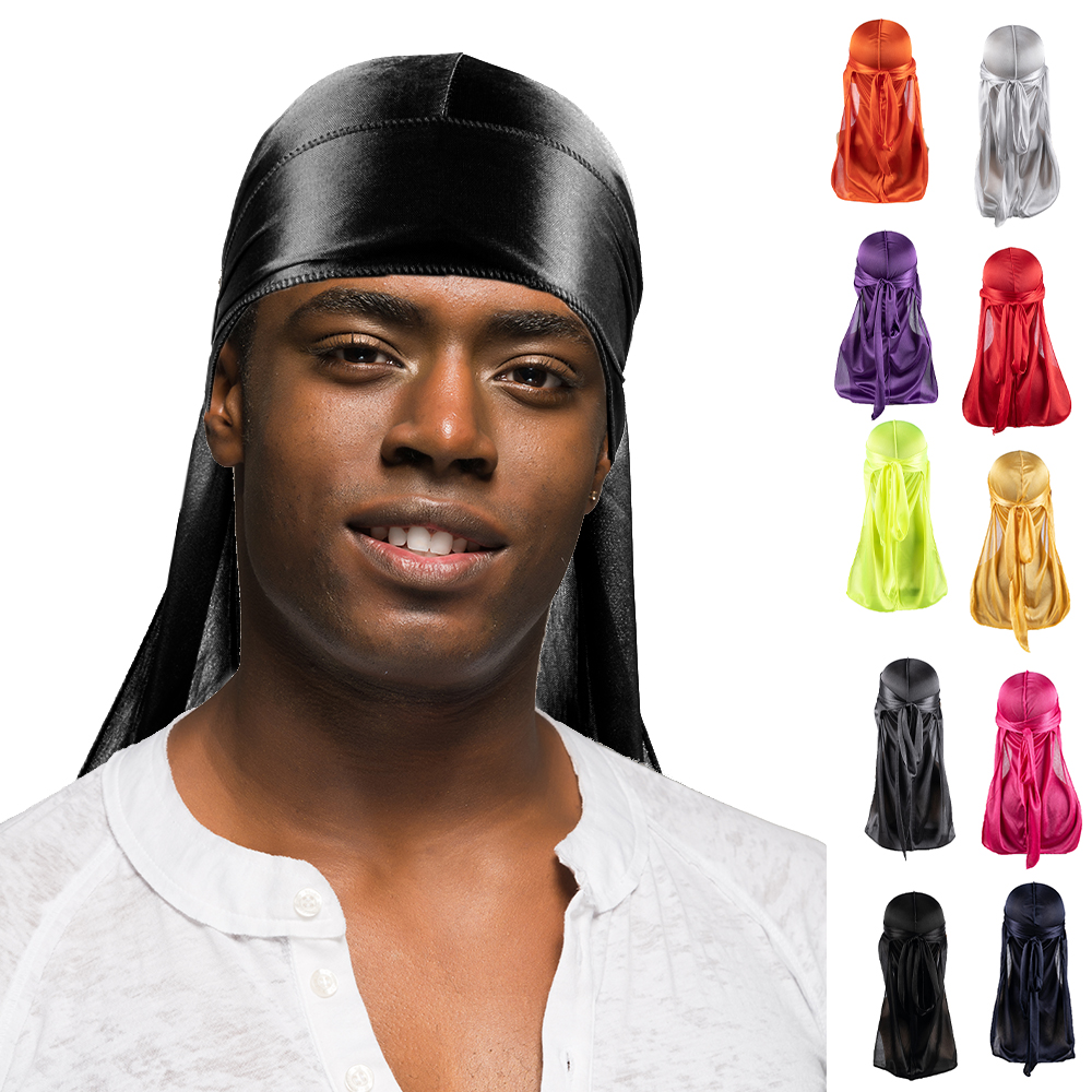 Men's Durag Bandana Silky Du R - Bandana Doo Rag บทวิจารณ์และราคา