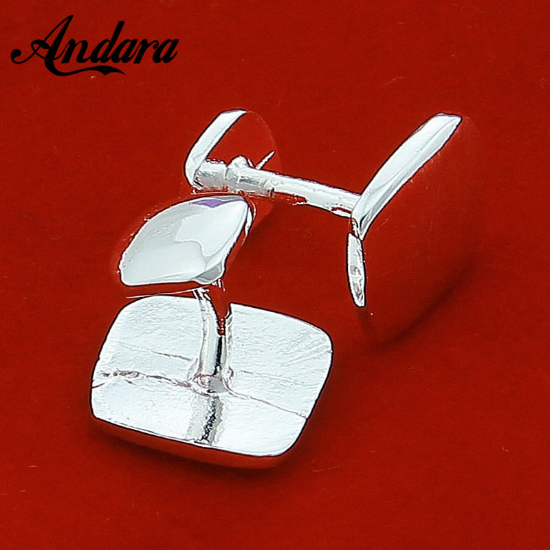 Hot Sale Silver Square Cufflin - Tie Clip Silver บทวิจารณ์และราคา