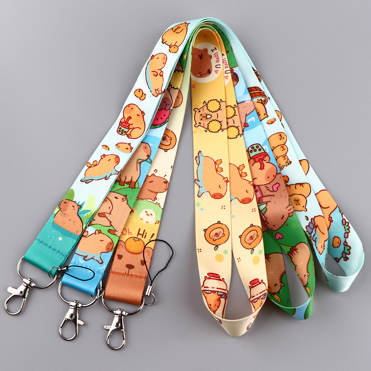 Cute Capybara Lanyards for Key - Lanyard Badge Holder บทวิจารณ์และราคา