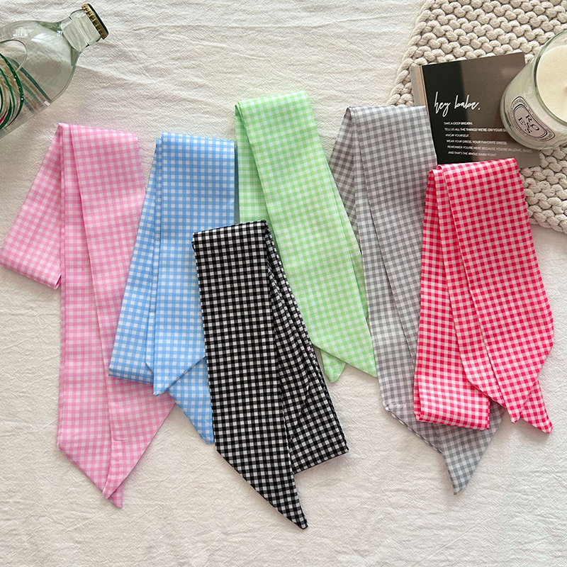 Women Scarf Luxury Silk Scarf  - Silk Tie Striped บทวิจารณ์และราคา