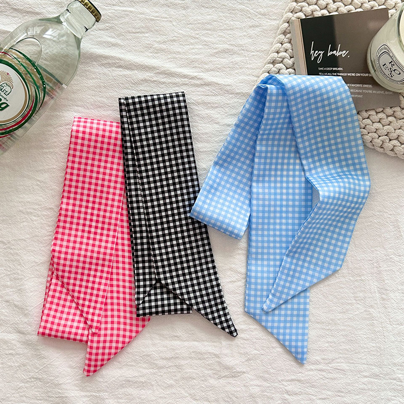 Women Scarf Luxury Silk Scarf  - Silk Tie Striped บทวิจารณ์และราคา