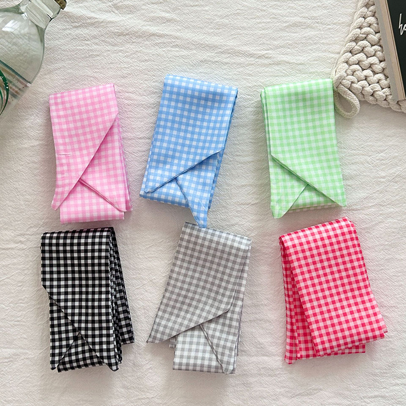 Women Scarf Luxury Silk Scarf  - Silk Tie Striped บทวิจารณ์และราคา