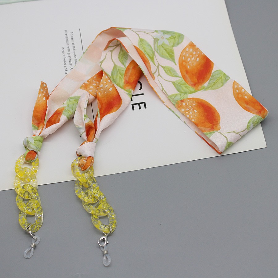 Bohemia Print Silk Scarf Glass - Silk Neck Scarf บทวิจารณ์และราคา