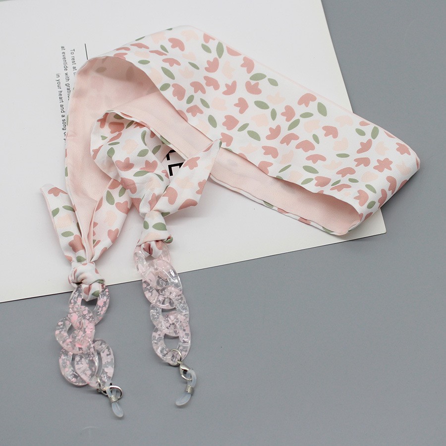 Bohemia Print Silk Scarf Glass - Silk Neck Scarf บทวิจารณ์และราคา