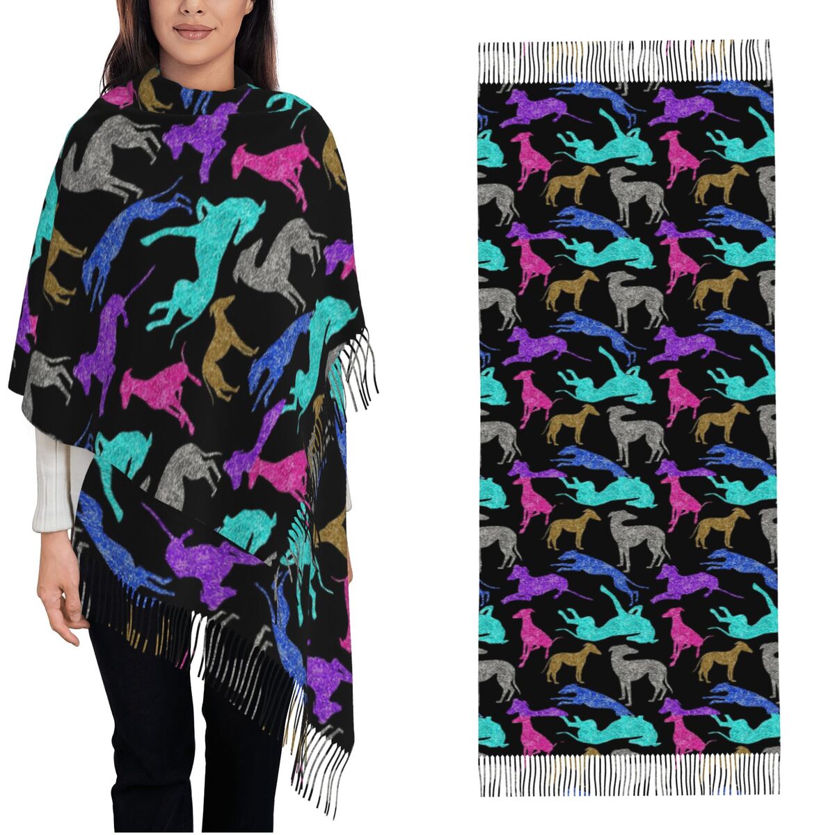 Greyt Greyhound Combo Scarf Wa - Pashmina Wrap Large บทวิจารณ์และราคา