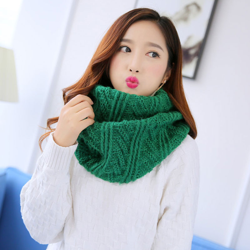 Unisex Winter Soft Chunky Knit - Infinity Scarf Knit บทวิจารณ์และราคา
