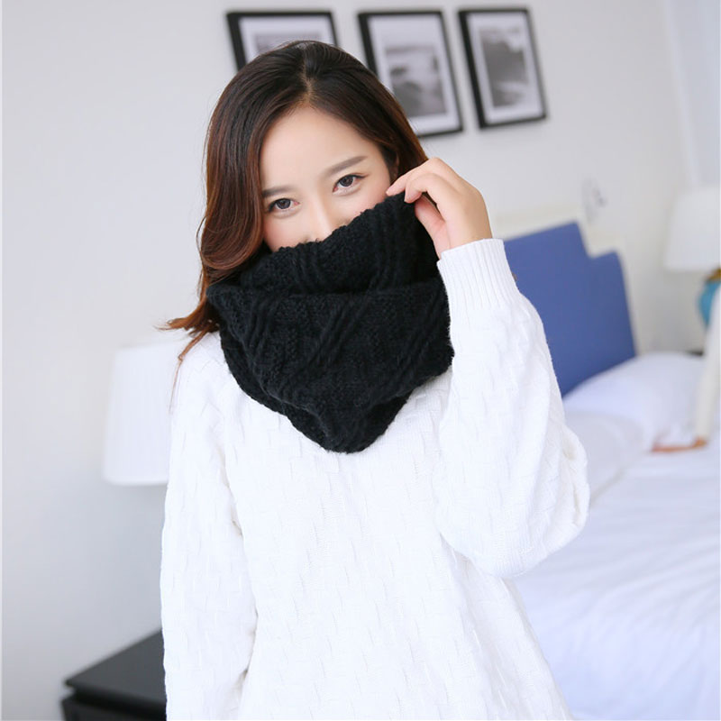 Unisex Winter Soft Chunky Knit - Infinity Scarf Knit บทวิจารณ์และราคา