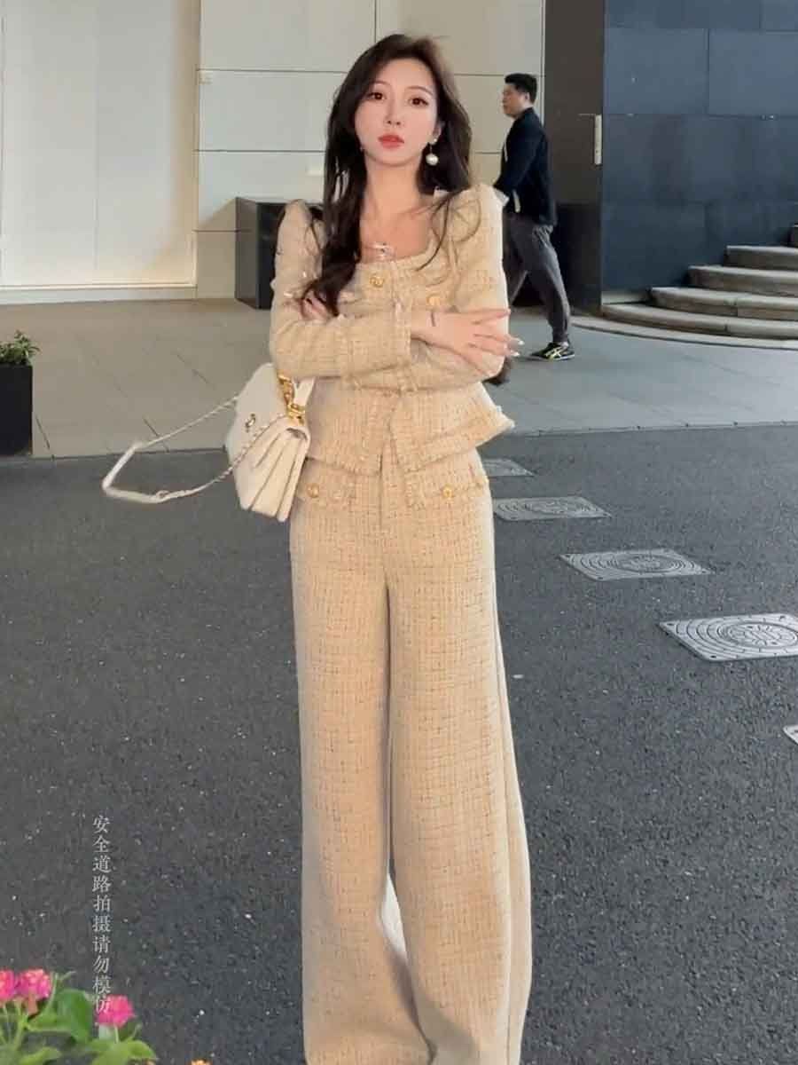 2024 Winter Women's Fashion an - Pocket Square Set บทวิจารณ์และราคา