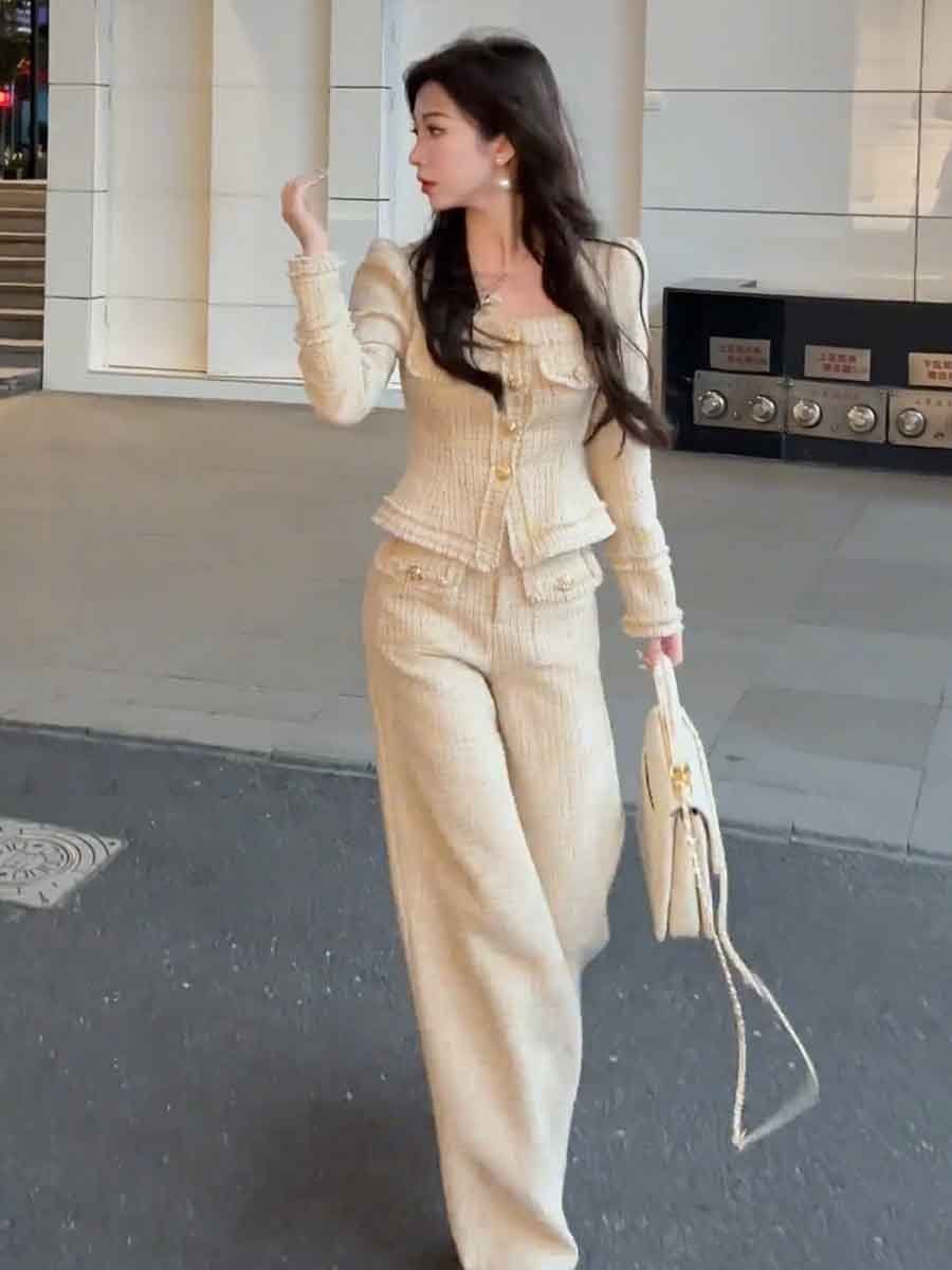 2024 Winter Women's Fashion an - Pocket Square Set บทวิจารณ์และราคา