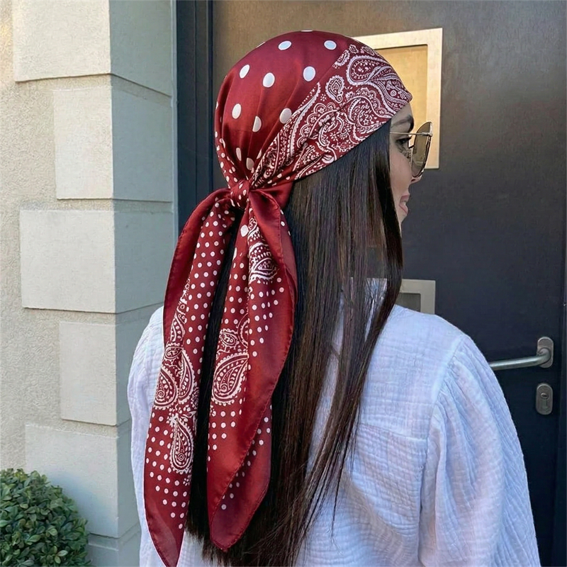 90cm Luxury Brand 2026 Dot Pri - Scarf Silk Square บทวิจารณ์และราคา