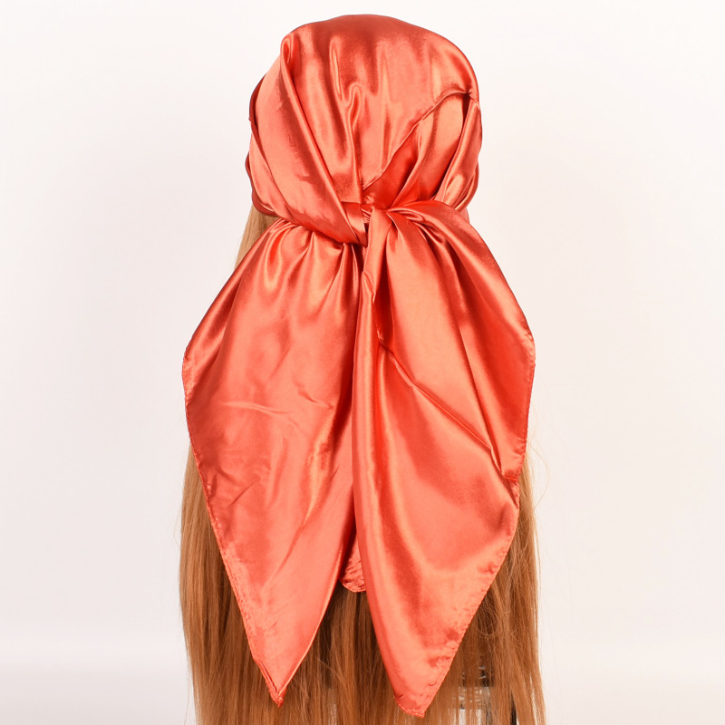 Women's Scarf Silk   Brand New - Bandana Cotton บทวิจารณ์และราคา