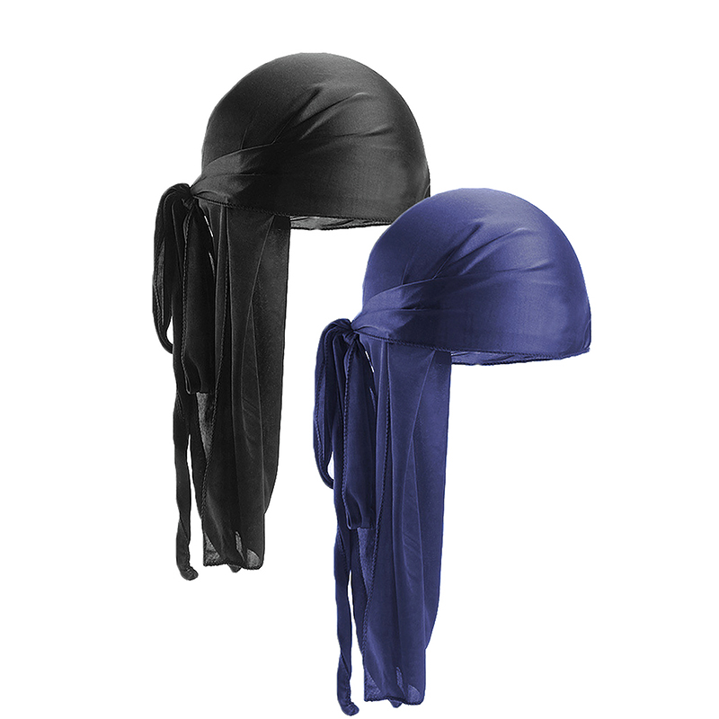 2 pcs Silky Satin Durags for M - Bandana Doo Rag บทวิจารณ์และราคา