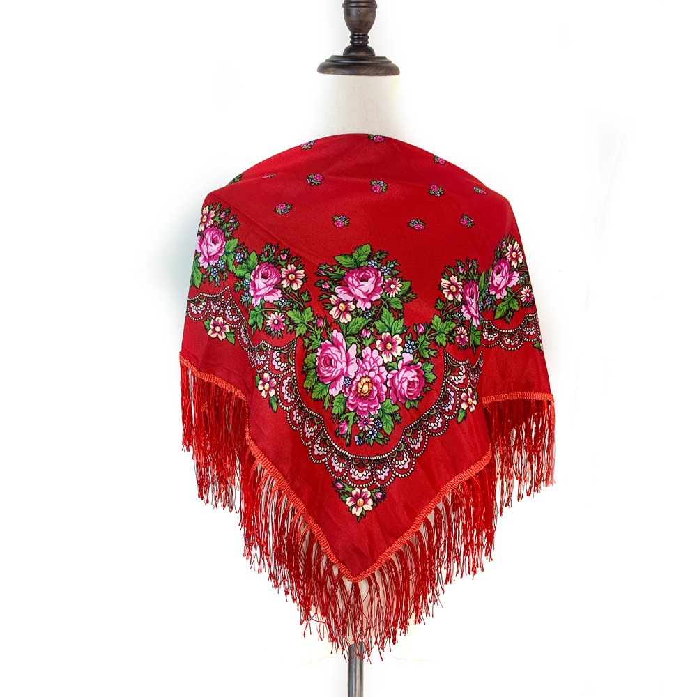 Traditional Russian Square Sca - Bandana Cotton บทวิจารณ์และราคา