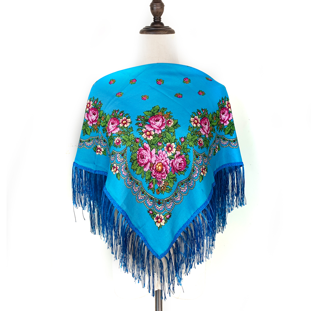 Traditional Russian Square Sca - Bandana Cotton บทวิจารณ์และราคา