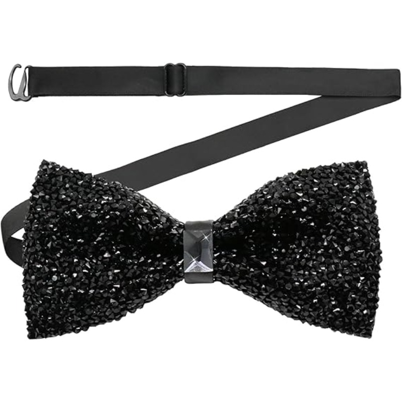 Fashion Rhinestone Bow Ties fo - Bow Tie Pre Tied บทวิจารณ์และราคา